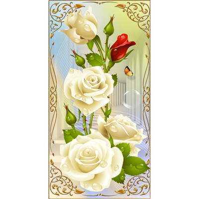 5D Needlework Diy Diamond Painting Cross Stitch Pink Rose Diamond Embroidery Flower Vertical Print round Drill Home Decor
5D Needlework Diy Diamond Painting Cross Stitch Pink Rose Diamond Embroidery Flower Vertical Print round Drill Home Decor