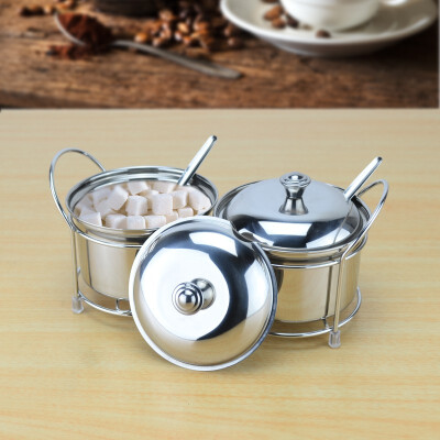 new style 300mlcanister Cruet Condiment Spices Set with a spice rack Stainless Steel Condiment Canister Seasoning Tools
new style 300mlcanister Cruet Condiment Spices Set with a spice rack Stainless Steel Condiment Canister Seasoning Tools