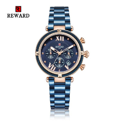 REWARD Women Watches Feminine Waterproof Sport Quartz Watch Full Steel Chronograph Military Watch Women Girl Clock for Female
REWARD Women Watches Feminine Waterproof Sport Quartz Watch Full Steel Chronograph Military Watch Women Girl Clock for Female