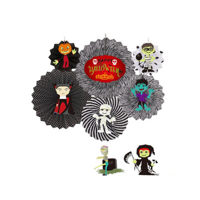 Toponeto Halloween Decorative Wall Decoration DIY Paper Fan Flower Halloween Supplies
Toponeto Halloween Decorative Wall Decoration DIY Paper Fan Flower Halloween Supplies