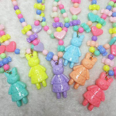 Rabbit Pendant Girl Accessories Necklace - Color Mix Girls Fashion Jewelry Sets Bead Rabbit Cute Pendant Accessories
Rabbit Pendant Girl Accessories Necklace - Color Mix Girls Fashion Jewelry Sets Bead Rabbit Cute Pendant Accessories