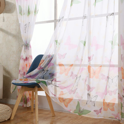 Toponeto Butterfly Sheer Curtain Window Treatment Voile Drape Valance 1 Panel Fabric
Toponeto Butterfly Sheer Curtain Window Treatment Voile Drape Valance 1 Panel Fabric