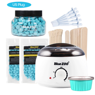 Blue ZOO 7-in-1 Hair Removal Depilatory Set Wax Bean Warmer Heater Machine with Hard Wax Beans & Hair Removal Stick & Melting Wax
Blue ZOO 7-in-1 Hair Removal Depilatory Set Wax Bean Warmer Heater Machine with Hard Wax Beans & Hair Removal Stick & Melting Wax