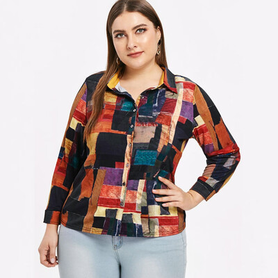 Starmoon Women Plus Size Button Up Printed Shirt Long Sleeve Blouses Tops Causal T Shirt
Starmoon Women Plus Size Button Up Printed Shirt Long Sleeve Blouses Tops Causal T Shirt