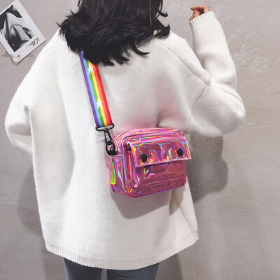 2019 popular bag female fashion wild net red broadband small square bag Korean version of the texture laser shoulder shoulder bag tide
2019 popular bag female fashion wild net red broadband small square bag Korean version of the texture laser shoulder shoulder bag tide