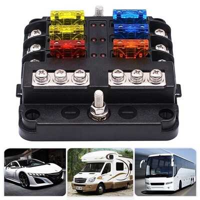 6 Ways Fuse Box 12V24V Car Truck Boat Marine Bus RV Van Blade Fuse Holder Box Block Case
6 Ways Fuse Box 12V24V Car Truck Boat Marine Bus RV Van Blade Fuse Holder Box Block Case