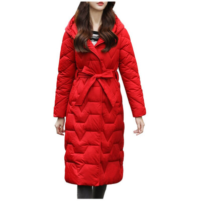 Toponeto Women Fashion Outerwear Long Bow Belt Cotton-padded Jacket Pocket Hooded Coats
Toponeto Women Fashion Outerwear Long Bow Belt Cotton-padded Jacket Pocket Hooded Coats