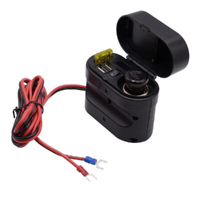 Digital LED Display Multifunction Motorcycle Waterproof Recharger Adapter With Clock Dual USB Motorbike Voltmeter with Switch Pane
Digital LED Display Multifunction Motorcycle Waterproof Recharger Adapter With Clock Dual USB Motorbike Voltmeter with Switch Pane