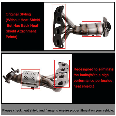 Catalytic Converter for 02-06 Nissan SentraAltima 25L 4-Door Front Exhaust Manifold wHeat Shield EPA Compliant
Catalytic Converter for 02-06 Nissan SentraAltima 25L 4-Door Front Exhaust Manifold wHeat Shield EPA Compliant