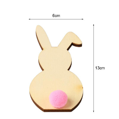 1pcs Natural Wooden Cutout DIY Easter Rabbit Ornaments Craft with Plush Ball for Festival Party Home Decoration Gifts
1pcs Natural Wooden Cutout DIY Easter Rabbit Ornaments Craft with Plush Ball for Festival Party Home Decoration Gifts