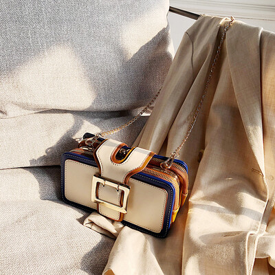 Qiao Bani 2019 new Korean chic fashion street shoot trend hit color double pull small square bag shoulder diagonal female bag
Qiao Bani 2019 new Korean chic fashion street shoot trend hit color double pull small square bag shoulder diagonal female bag