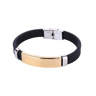New Women Men Fashion Personality Silicone Stainless Steel Smooth Bracelet Bangle Wristband Jewelry Gifts
New Women Men Fashion Personality Silicone Stainless Steel Smooth Bracelet Bangle Wristband Jewelry Gifts