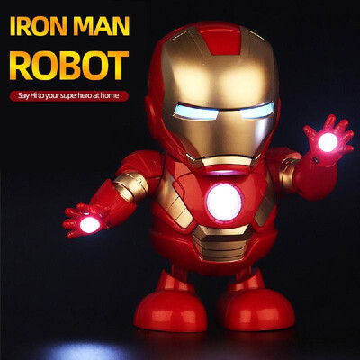 Marvel Avengers Iron Man Toy Electronic LED Light Singing Dancing Robot Gift for Kids
Marvel Avengers Iron Man Toy Electronic LED Light Singing Dancing Robot Gift for Kids