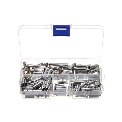 200PCSBox Non-Insulated Butt Connectors Uninsulated Electrical Wire Ferrule Cable Crimp Terminals with Storage Case
200PCSBox Non-Insulated Butt Connectors Uninsulated Electrical Wire Ferrule Cable Crimp Terminals with Storage Case