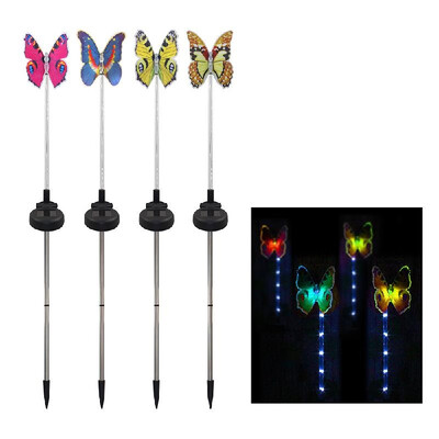 4 Pack LED Solar Garden Stake Light Multi Color-Changing Butterfly with Luminous Stake Garden Decor Figurines Lights Outdoor Lands
4 Pack LED Solar Garden Stake Light Multi Color-Changing Butterfly with Luminous Stake Garden Decor Figurines Lights Outdoor Lands