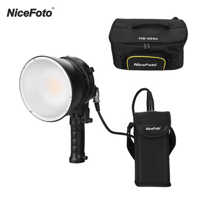 NiceFoto HB-600B Handheld LED Video Light Photography Fill-in Lamp 5500K Adjustable Brightness 60W APP Remote Control with Recharg
NiceFoto HB-600B Handheld LED Video Light Photography Fill-in Lamp 5500K Adjustable Brightness 60W APP Remote Control with Recharg