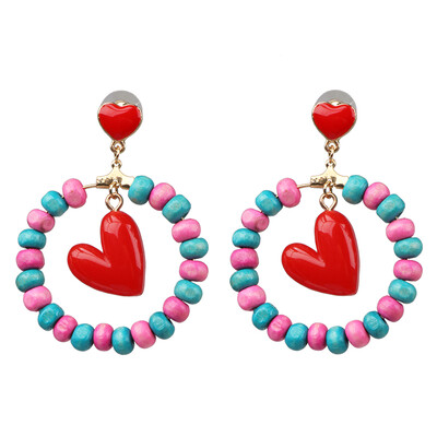 2019 Handmade Boho Geometric Statement Earrings for Women Vintage Resin Beads Earrings Wedding Party Gifts Bijoux
2019 Handmade Boho Geometric Statement Earrings for Women Vintage Resin Beads Earrings Wedding Party Gifts Bijoux