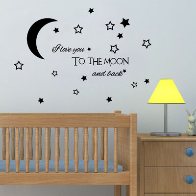 〖Follure〗I Love You To The Moon Removable Art Vinyl Mural Home Room Decor Wall Stickers
〖Follure〗I Love You To The Moon Removable Art Vinyl Mural Home Room Decor Wall Stickers