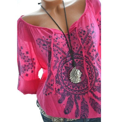 Nomeni Women Printing Stand Three Quart Work Office Button Plus Size Blouse Top T-Shirt
Nomeni Women Printing Stand Three Quart Work Office Button Plus Size Blouse Top T-Shirt