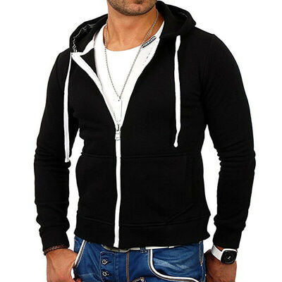 Men Long Sleeve Hoodies Zip Up Jacket Pullover Sweatshirt Jumper Top Clothes
Men Long Sleeve Hoodies Zip Up Jacket Pullover Sweatshirt Jumper Top Clothes