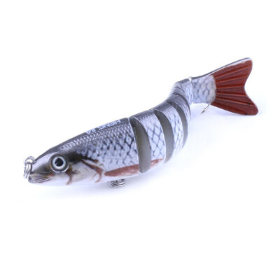 New Hot 127CM Mini 3D Artificial Bait False Multi Joint Fish Shape Eco-friendly ABS Plastic Hard Fishing Lure With 2 Treble Hooks
New Hot 127CM Mini 3D Artificial Bait False Multi Joint Fish Shape Eco-friendly ABS Plastic Hard Fishing Lure With 2 Treble Hooks