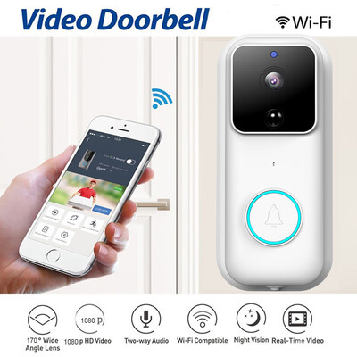 〖Follure〗WIFI Video Doorbell Smart Doorbell 1080P HD Wifi Security Camera Night Vision
〖Follure〗WIFI Video Doorbell Smart Doorbell 1080P HD Wifi Security Camera Night Vision