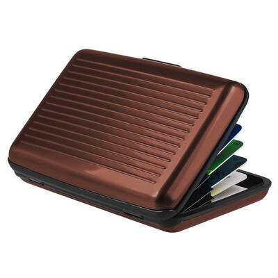 Waterproof Antimagnetic Business ID Credit Card Metal Pocket Mini Case Waterproof Aluminum Cards Holder Pocket Wallet Holder
Waterproof Antimagnetic Business ID Credit Card Metal Pocket Mini Case Waterproof Aluminum Cards Holder Pocket Wallet Holder
