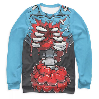 Toponeto Mens Casual Scary Halloween 3D Printed Long Sleeve Shirt Round Neck Blouse Top
Toponeto Mens Casual Scary Halloween 3D Printed Long Sleeve Shirt Round Neck Blouse Top
