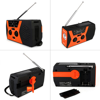 Retekess HR12W FM AM WB Digital Radio Outdoor Multi-band Radio Solar Hand-crank Emergency Power Bank SOS Alarm with LED Flashlight
Retekess HR12W FM AM WB Digital Radio Outdoor Multi-band Radio Solar Hand-crank Emergency Power Bank SOS Alarm with LED Flashlight