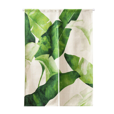 Plant Green Leaves Printed Japanese Style Doorway Curtain Hanging Tapestry For Home Decoration
Plant Green Leaves Printed Japanese Style Doorway Curtain Hanging Tapestry For Home Decoration