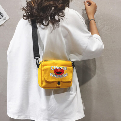 Sesame Street Small Bag Female 2019 New Japanese Harajuku Student Bag Cartoon Printed Canvas Shoulder Messenger Bag
Sesame Street Small Bag Female 2019 New Japanese Harajuku Student Bag Cartoon Printed Canvas Shoulder Messenger Bag