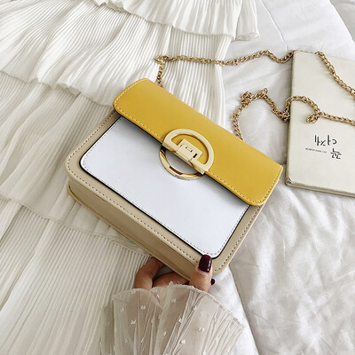 2019 summer new Korean version of the tide fashion contrast color chain shoulder small bag female foreign temperament wild Messenger bag
2019 summer new Korean version of the tide fashion contrast color chain shoulder small bag female foreign temperament wild Messenger bag