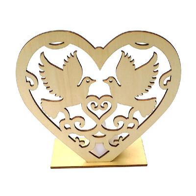 Wooden Wedding Ornaments Heart-shaped Crafts Bride & Bridegroom Romantic Table Plate Pendants with LED Candle Light Wedding Party
Wooden Wedding Ornaments Heart-shaped Crafts Bride & Bridegroom Romantic Table Plate Pendants with LED Candle Light Wedding Party
