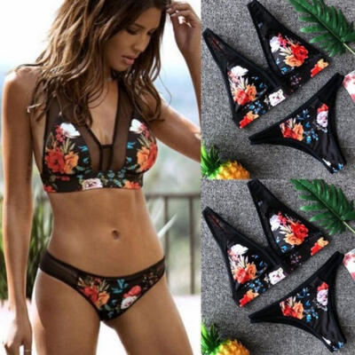 Women Swimwear Lace Flower Bikini Set Push-up Padded Bra Bathing Suit Swimsuit
Women Swimwear Lace Flower Bikini Set Push-up Padded Bra Bathing Suit Swimsuit