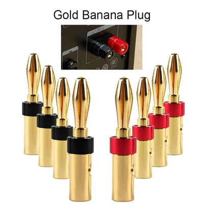 UGREEN Banana Plugs 24K Gold Plated 4 Pair Closed Screw Banana Plug Connectors for Speaker Cable Corrosion-Resistant 4 Red 4 Black
UGREEN Banana Plugs 24K Gold Plated 4 Pair Closed Screw Banana Plug Connectors for Speaker Cable Corrosion-Resistant 4 Red 4 Black
