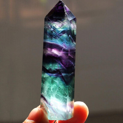Siaonvr Natural Hexagonal Crystal Quartz Healing Fluorite Wand Stone Purple Green Gem
Siaonvr Natural Hexagonal Crystal Quartz Healing Fluorite Wand Stone Purple Green Gem