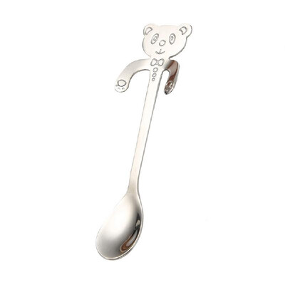 Cute Bear Spoon 304 Stainless Steel Teaspoon Long Handle Coffee Spoons Sugar Dessert Appetizer Seasoning Bistro Flatware Hanging C
Cute Bear Spoon 304 Stainless Steel Teaspoon Long Handle Coffee Spoons Sugar Dessert Appetizer Seasoning Bistro Flatware Hanging C