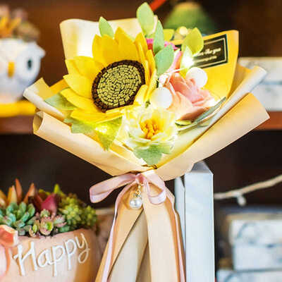 Artificial Non-Woven Fake Flowers Bouquet Set Floral Wedding Bouquet Handicraft Decor Natural Lifelike Beautiful
Artificial Non-Woven Fake Flowers Bouquet Set Floral Wedding Bouquet Handicraft Decor Natural Lifelike Beautiful