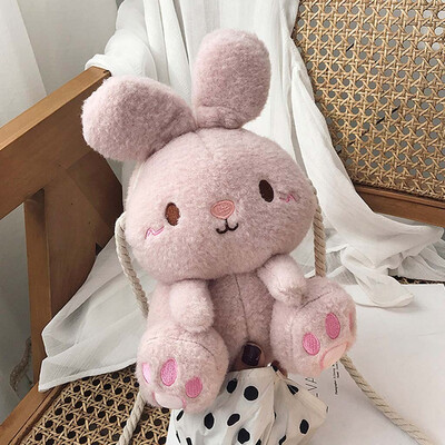 Tailored Ladies Cartoon Rabbit Doll Messenger Bag Creative Girl Cute Shoulder Phone Bag
Tailored Ladies Cartoon Rabbit Doll Messenger Bag Creative Girl Cute Shoulder Phone Bag