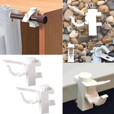 〖Follure〗2PC Adjustable Rod Clip Self Adhesive Hooks Rod Bracket Pole Drapery Hook Holder
〖Follure〗2PC Adjustable Rod Clip Self Adhesive Hooks Rod Bracket Pole Drapery Hook Holder