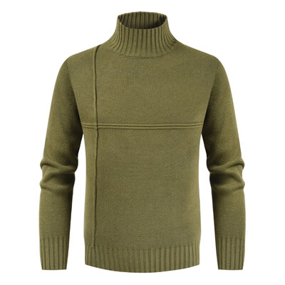 Toponeto Mens Autumn Winter Casual Pure Color Turtleneck Long Sleeve Knitted Sweater Top
Toponeto Mens Autumn Winter Casual Pure Color Turtleneck Long Sleeve Knitted Sweater Top