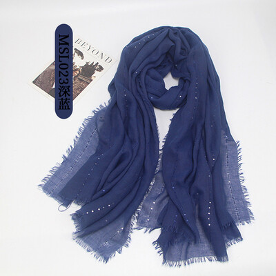 New original single export plaid cotton&linen scarf sequins decorative scarves sunscreen shawl shawl wholesale MSL023
New original single export plaid cotton&linen scarf sequins decorative scarves sunscreen shawl shawl wholesale MSL023