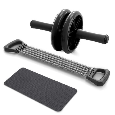 3-IN-1 Self-Assembly Chest Pull Exerciser Push-up Handles Belly Roller Wheels Arm Expander Pull Bar Weight Exerciser Equipment
3-IN-1 Self-Assembly Chest Pull Exerciser Push-up Handles Belly Roller Wheels Arm Expander Pull Bar Weight Exerciser Equipment