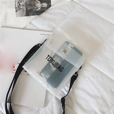 Tailored Fashion Lady Letter Transparent Waterproof Mobile Phone Shoulder Messenger Bag
Tailored Fashion Lady Letter Transparent Waterproof Mobile Phone Shoulder Messenger Bag