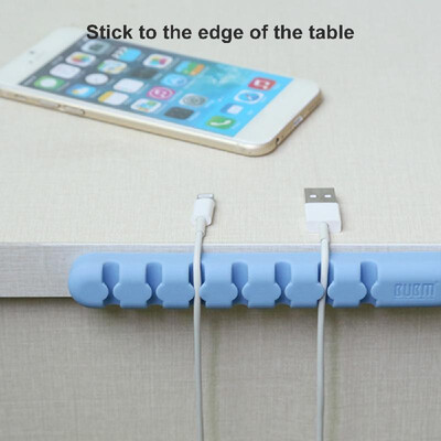 BUBM Multipurpose Desktop Phone Cable Winder Earphone Clip Charger Organizer Management Wire Cord Fixer Silicone Holder 7 Slot Str
BUBM Multipurpose Desktop Phone Cable Winder Earphone Clip Charger Organizer Management Wire Cord Fixer Silicone Holder 7 Slot Str