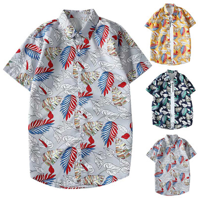 Toponeto Mens Summer Fashion Casual Lapel Print Short Sleeve Shirt Top Blouse
Toponeto Mens Summer Fashion Casual Lapel Print Short Sleeve Shirt Top Blouse