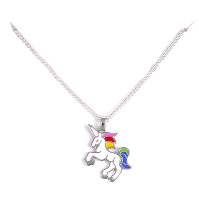 New gold&silver double color glaze Unicorn Unicorn animal alloy clavicle Pendant Necklace
New gold&silver double color glaze Unicorn Unicorn animal alloy clavicle Pendant Necklace