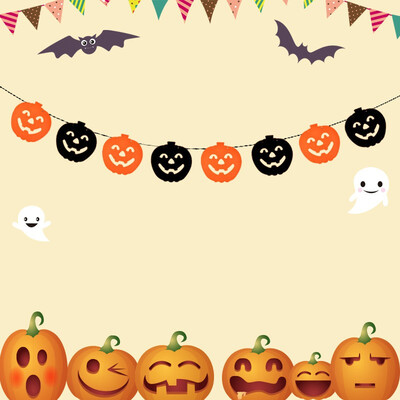 FUNNYBUNNY Trick or Treat Halloween Pumpkin Bunting Banner Hanging Decor Party Ornaments
FUNNYBUNNY Trick or Treat Halloween Pumpkin Bunting Banner Hanging Decor Party Ornaments