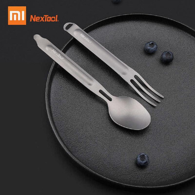 Xiaomi Nextool Outdoor Titanium Fork Spoon Cooking Titanium Spoon Tableware Cutlery Spork Set Portable For Camping Picnic
Xiaomi Nextool Outdoor Titanium Fork Spoon Cooking Titanium Spoon Tableware Cutlery Spork Set Portable For Camping Picnic