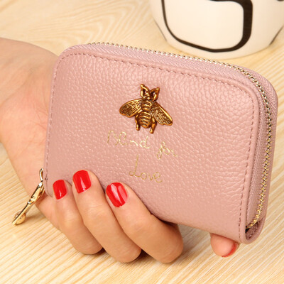 The first layer of leather organ card bag ladies leather card holder coin purse multi-card card package zipper small wallet card sets
The first layer of leather organ card bag ladies leather card holder coin purse multi-card card package zipper small wallet card sets